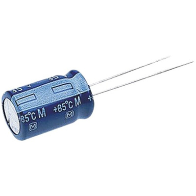 Panasonic 2.2μF Aluminium Electrolytic Capacitor 400V dc, Radial, Through Hole - ECA2GM2R2