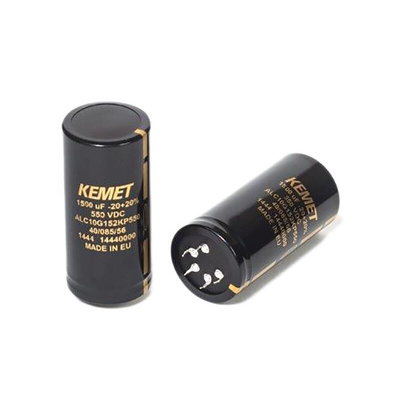 KEMET 120μF Aluminium Electrolytic Capacitor 550V dc, Snap-In - ALC10A121CC550