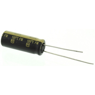 Panasonic 330μF Aluminium Electrolytic Capacitor 35V dc, Radial, Through Hole - EEUFM1V331L