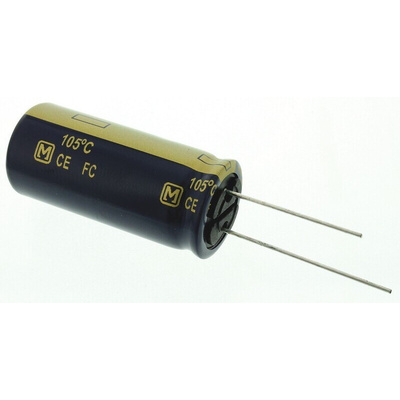 Panasonic 3900μF Aluminium Electrolytic Capacitor 35V dc, Radial, Through Hole - EEUFC1V392