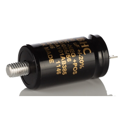KEMET 100μF Aluminium Electrolytic Capacitor 385V dc, Stud Mount - ALT23A101AB385