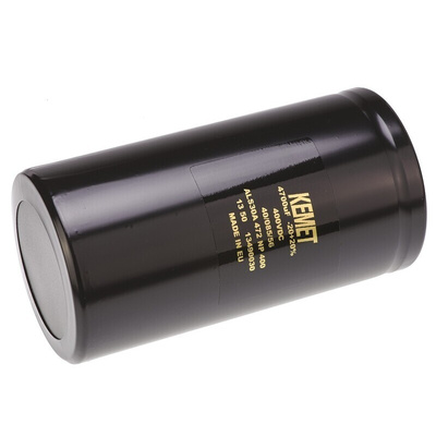 KEMET 4700μF Aluminium Electrolytic Capacitor 400V dc, Screw Terminal - ALS30A472NP400