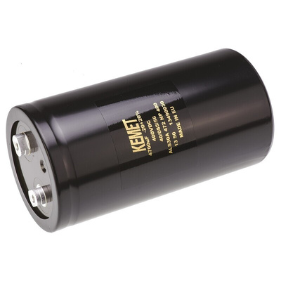 KEMET 4700μF Aluminium Electrolytic Capacitor 400V dc, Screw Terminal - ALS30A472NP400