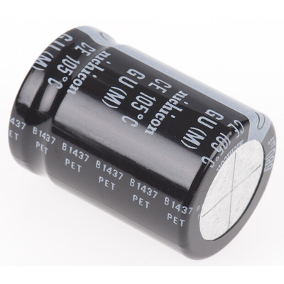 Nichicon 680μF Aluminium Electrolytic Capacitor 200V dc, Snap-In - LGU2D681MELA