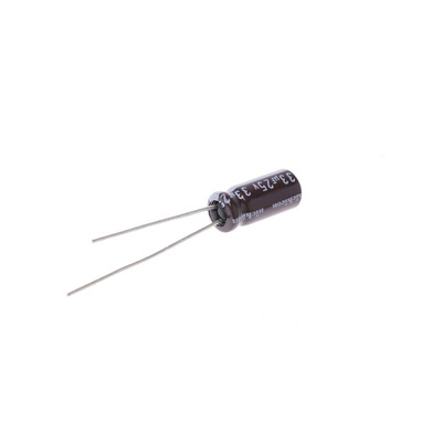Nichicon 33μF Electrolytic Capacitor 25V dc, Through Hole - UPS1E330MDD