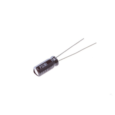 Nichicon 33μF Electrolytic Capacitor 25V dc, Through Hole - UPS1E330MDD