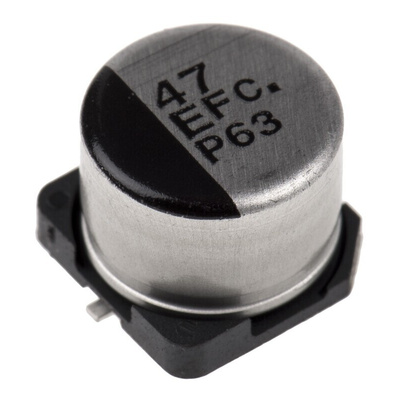 Panasonic 47μF Electrolytic Capacitor 25V dc, Surface Mount - EEEFC1E470P