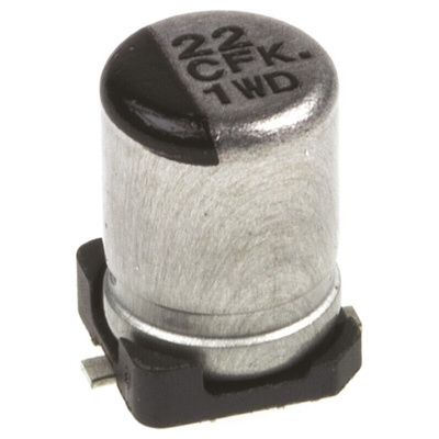 Panasonic 22μF Aluminium Electrolytic Capacitor 16V dc, Surface Mount - EEEFK1C220UR