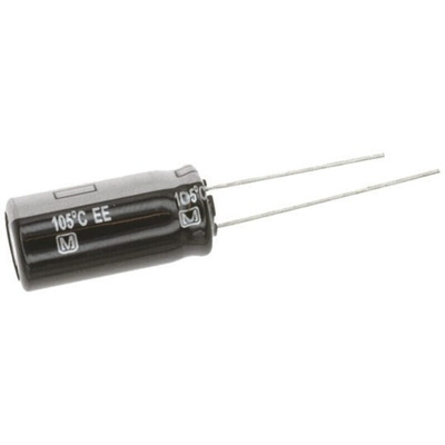 Panasonic 100μF Aluminium Electrolytic Capacitor 200V dc, Radial, Through Hole - EEUEE2D101S