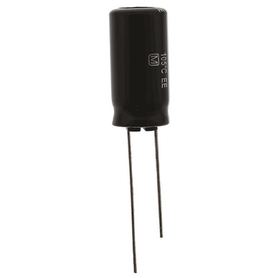 Panasonic 10μF Aluminium Electrolytic Capacitor 400V dc, Radial, Through Hole - EEUEE2G100