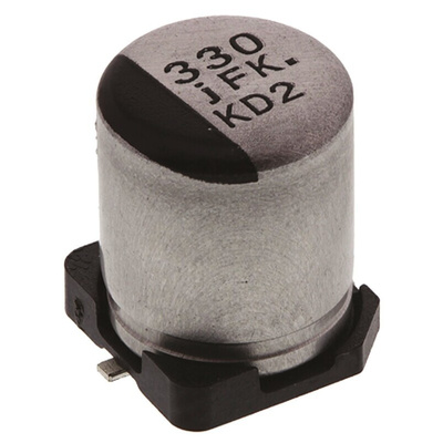 Panasonic 330μF Aluminium Electrolytic Capacitor 6.3V dc, Surface Mount - EEEFKJ331XAP