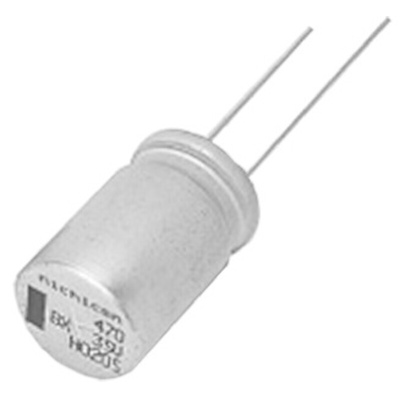 Nichicon 1000μF Aluminium Electrolytic Capacitor 10V dc, Radial, Through Hole - UBX1A102MHL