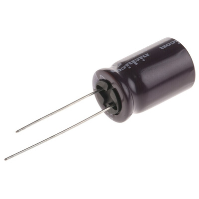 Nichicon 470μF Aluminium Electrolytic Capacitor 50V dc, Radial, Through Hole - UPW1H471MHD