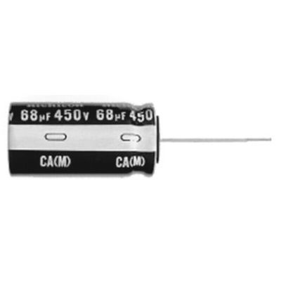 Nichicon 100μF Electrolytic Capacitor 200V dc, Through Hole - UCA2D101MHD