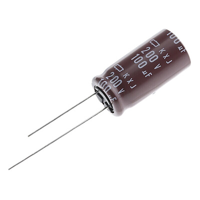 CHEMI-CON 100μF Aluminium Electrolytic Capacitor 200V dc, Radial, Through Hole - EKXJ201ELL101MK25S