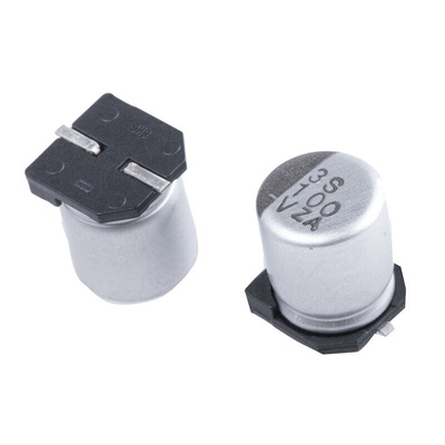 CHEMI-CON 100μF Aluminium Electrolytic Capacitor 35V dc, Surface Mount - EMZA350ARA101MF80G