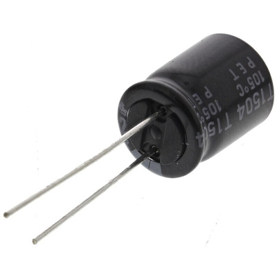 Rubycon 220μF Aluminium Electrolytic Capacitor 50V dc, Radial, Through Hole - 50PX220MEFC10X12.5