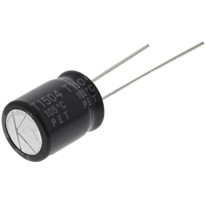 Rubycon 220μF Aluminium Electrolytic Capacitor 50V dc, Radial, Through Hole - 50PX220MEFC10X12.5