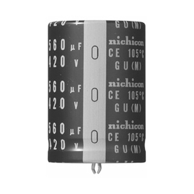Nichicon 10000μF Aluminium Electrolytic Capacitor 16V dc, Snap-In - LGU1C103MELZ
