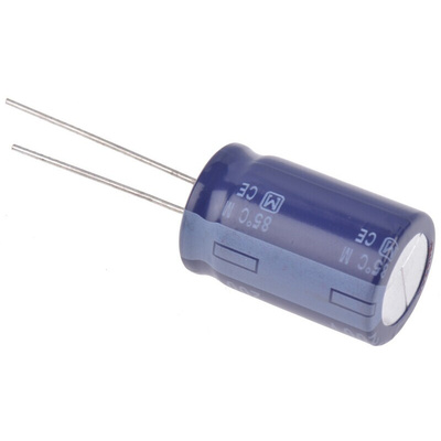 Panasonic 100μF Aluminium Electrolytic Capacitor 200V dc, Radial, Through Hole - ECA2DM101