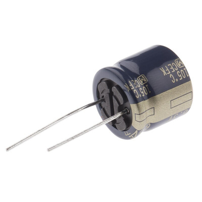 Panasonic 3300μF Aluminium Electrolytic Capacitor 6.3V dc, Radial, Through Hole - EEUFK0J332S