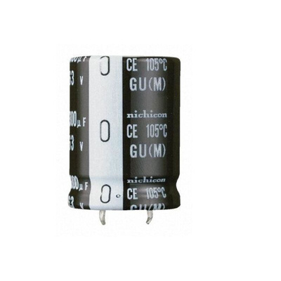 Nichicon 1800μF Aluminium Electrolytic Capacitor 50V dc, Snap-In - LGU1H182MELZ