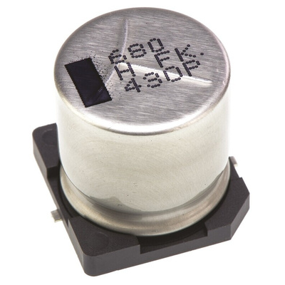 Panasonic 680μF Aluminium Electrolytic Capacitor 50V dc, Surface Mount - EEEFK1H681AM