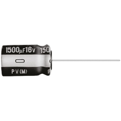 Nichicon 68μF Aluminium Electrolytic Capacitor 50V dc, Radial, Through Hole - UPV1H680MGD
