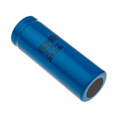 Cornell-Dubilier 10000μF Aluminium Electrolytic Capacitor 200V dc, Screw Terminal - DCMC103T200BF2B