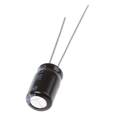 Panasonic 100μF Aluminium Electrolytic Capacitor 35V dc, Radial, Through Hole - EEUHD1V101