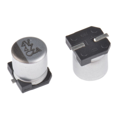Nippon Chemi-Con 47μF Aluminium Electrolytic Capacitor 16V dc, Surface Mount - EMZA160ARA470ME61G