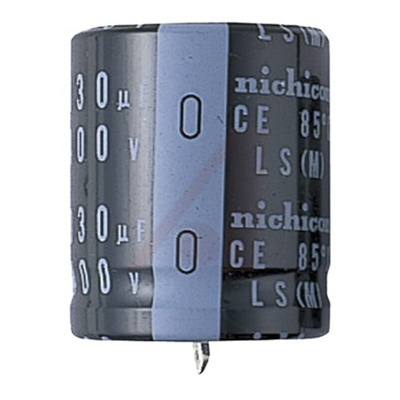 Nichicon 220μF Aluminium Electrolytic Capacitor 450V dc, Snap-In - LLS2W221MELB
