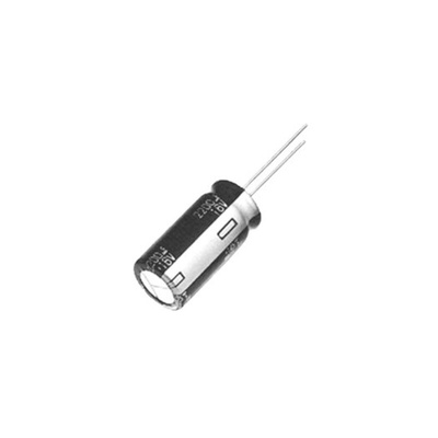Panasonic 27μF Aluminium Electrolytic Capacitor 35V dc, Radial, Through Hole - EEUFC1V270