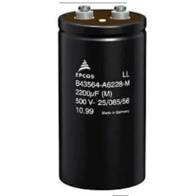 EPCOS 33000μF Aluminium Electrolytic Capacitor, Screw Terminal - B41456B9339M000