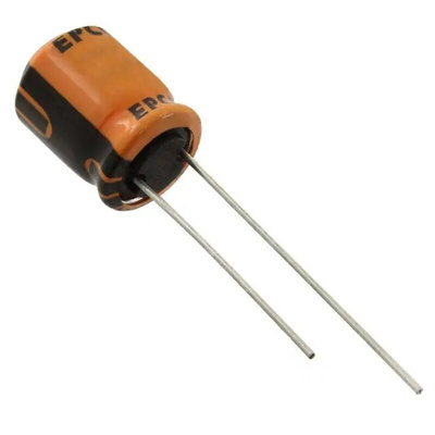 EPCOS 220μF Aluminium Electrolytic Capacitor 35V dc, Radial, Through Hole - B41858C7227M000