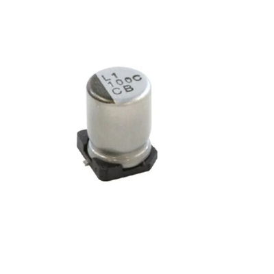 Nichicon 220μF Aluminium Electrolytic Capacitor 35V dc, Surface Mount - UCD1V221MCL6GS