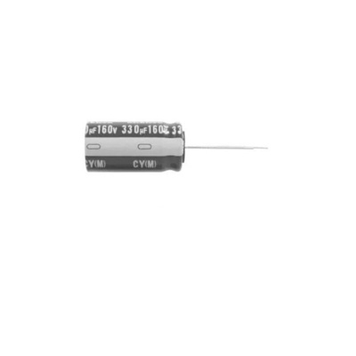 Nichicon 470μF Aluminium Electrolytic Capacitor 63V dc, Radial, Through Hole - UPW1J471MHD1TO