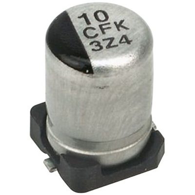 Panasonic 220μF Aluminium Electrolytic Capacitor 10V dc, Surface Mount - EEEFK1A221AP