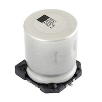 Vishay 220μF Aluminium Electrolytic Capacitor 100V dc, Surface Mount - MAL224699909E3