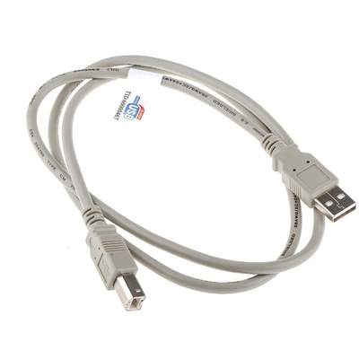 RS PRO Male USB A to Male USB B USB Cable, 1m, USB 2.0