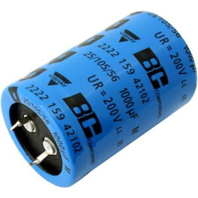 Vishay 470μF Aluminium Electrolytic Capacitor 400V dc, Snap-In - MAL219366471E3