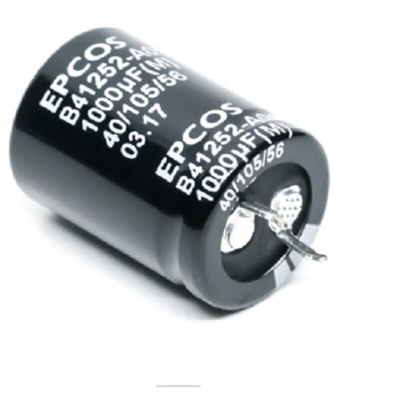 EPCOS 3300μF Aluminium Electrolytic Capacitor, Snap-In - B41252A6338M000