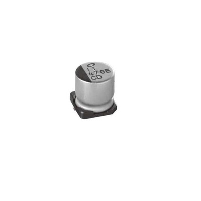 Nichicon 100μF Aluminium Electrolytic Capacitor 50V dc, Surface Mount - UBC1H101MNS1MS