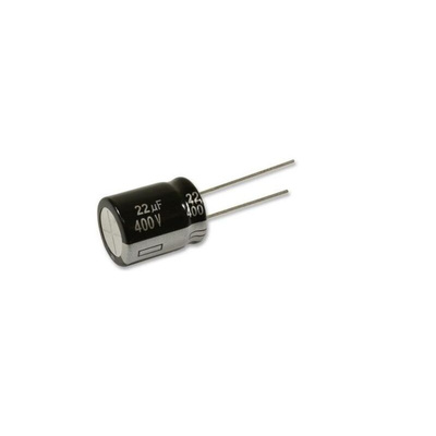 Nichicon 10μF Aluminium Electrolytic Capacitor 450V dc, Radial, Through Hole - UCS2W100MHD1TO
