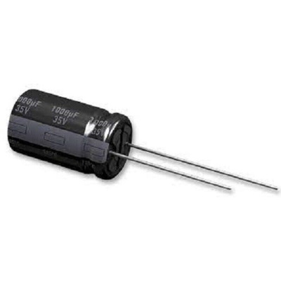 Panasonic 100μF Aluminium Electrolytic Capacitor 16V dc, Radial, Through Hole - ECA1CM101I
