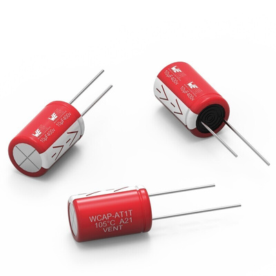 Wurth Elektronik 47μF Aluminium Electrolytic Aluminium Electrolytic Capacitor 160V dc - 860240978004
