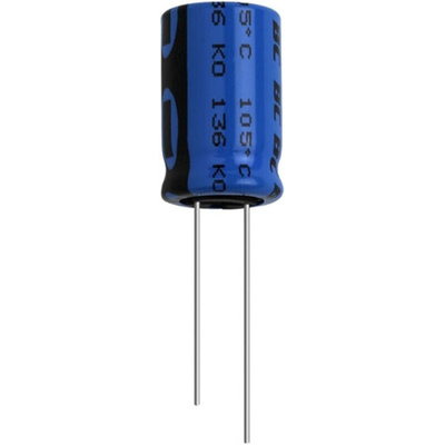 Vishay 470μF Aluminium Electrolytic Aluminium Electrolytic Capacitor 25V dc, Through Hole - MAL213666471E3