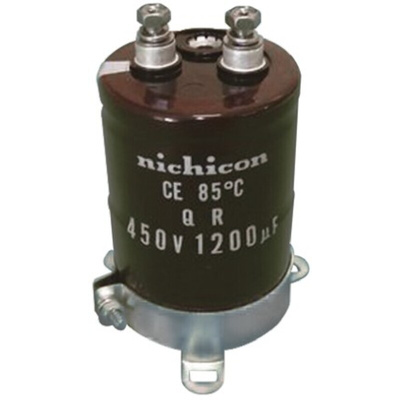 Nichicon 12000μF Aluminium Electrolytic Capacitor 450V dc, Screw Terminal - LQR2W123MSEJ