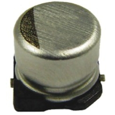 NIC Components 10μF Aluminium Electrolytic Capacitor 35V dc, Surface Mount - NAWU100M35V5X6.3LBF