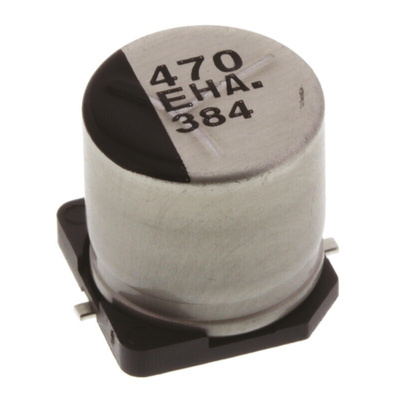 Panasonic 470μF Electrolytic Capacitor 25V dc, Surface Mount - EEEHA1E471P